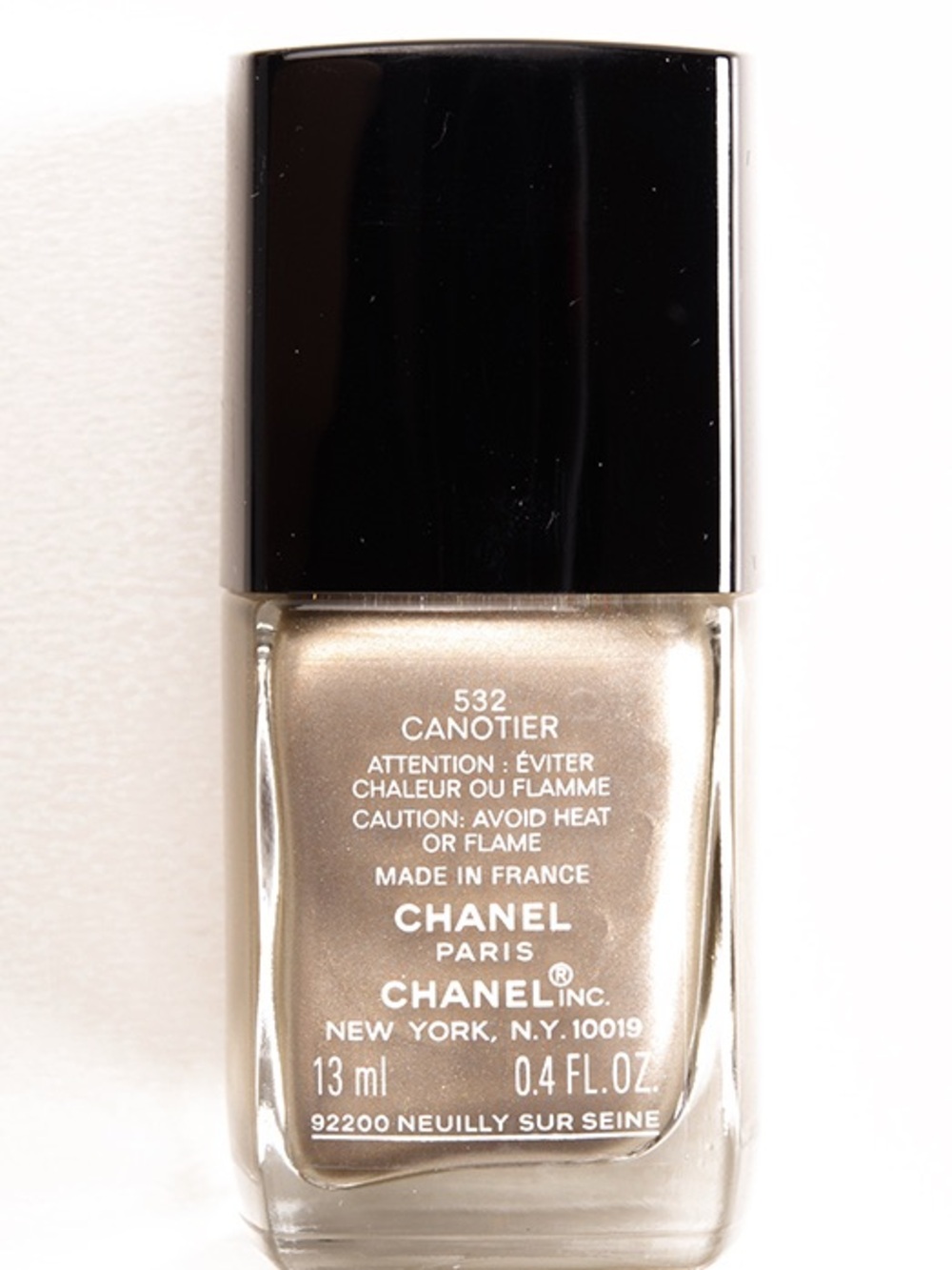 NEW Chanel Le Vernis Nail Polish 532 metallic gold & silver shimmer - Picture 3 of 4
